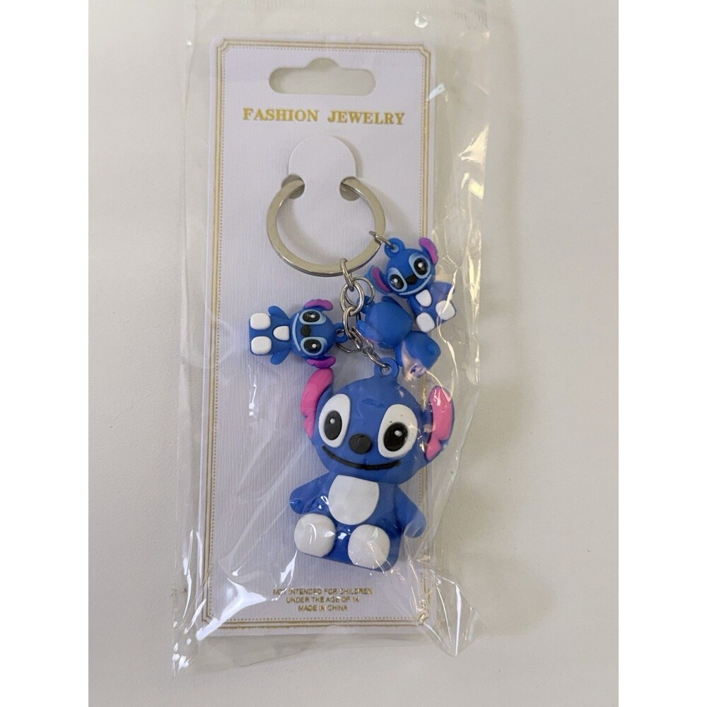 Disney Stitch Key Chain Keyring Charm